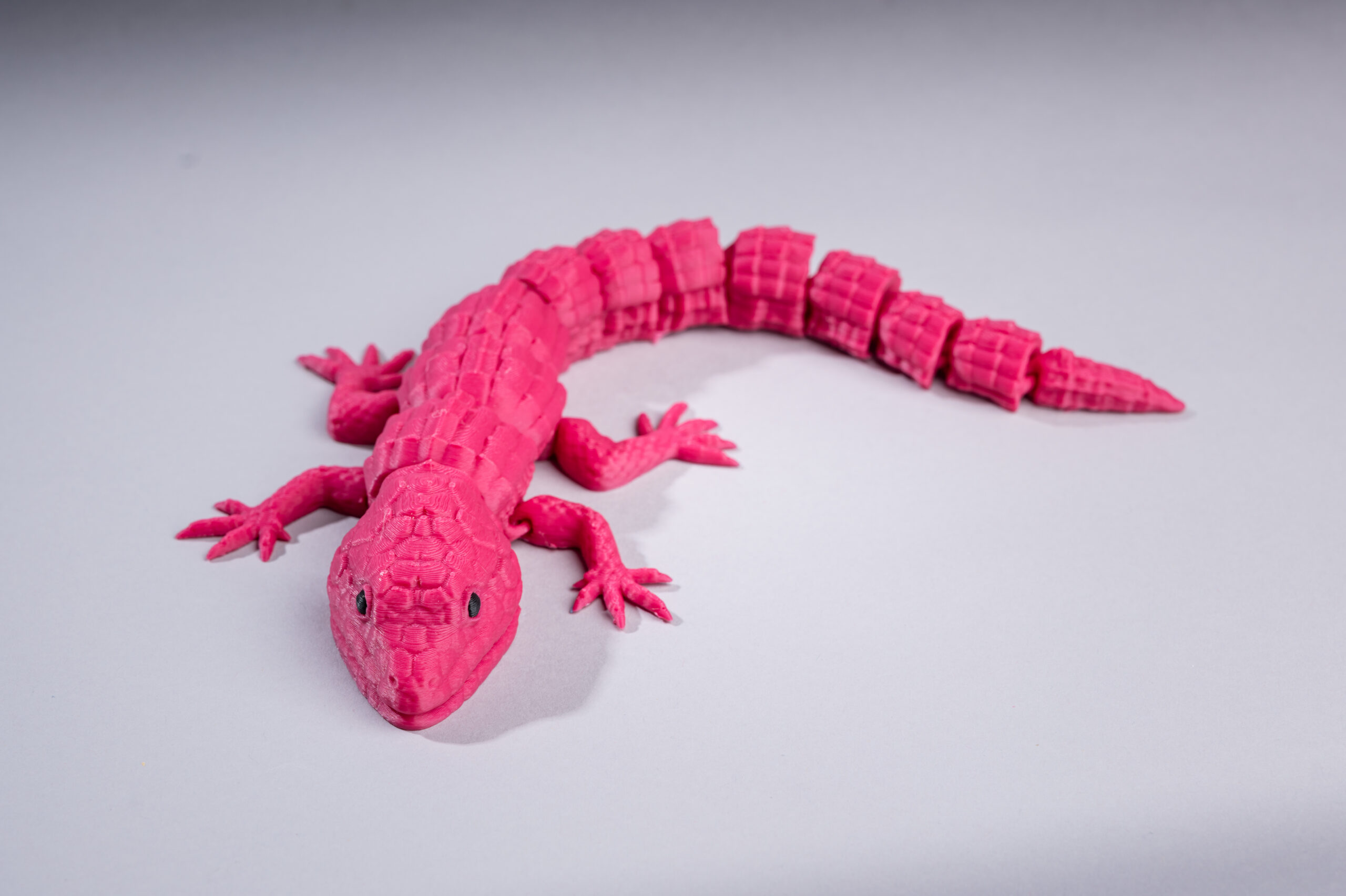 Lézard Articulé 3D - Impression 3D artisanale Made in France - CreaMod3D