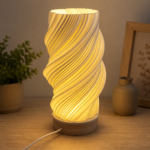 Lampe d'Ambiance LED "Luma Twist 3D" — Design Torsadé - Image 2